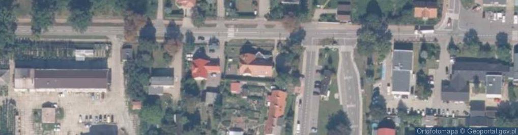 Zdjęcie satelitarne Bank Spółdzielczy w Pruszczu Gdańskim