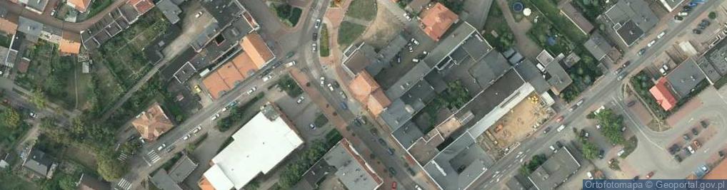Zdjęcie satelitarne Bank Spółdzielczy w Tucholi