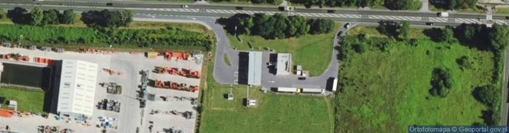 Zdjęcie satelitarne Shell - Stacja paliw