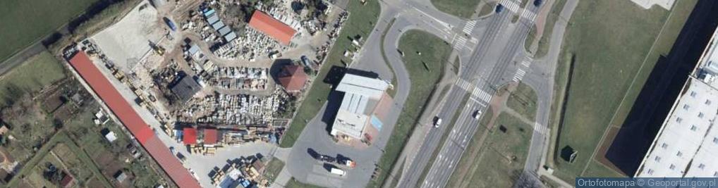 Zdjęcie satelitarne Shell - Stacja paliw