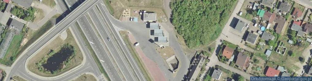 Zdjęcie satelitarne Shell - Stacja paliw