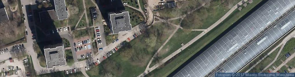 Zdjęcie satelitarne park na os. Ruda