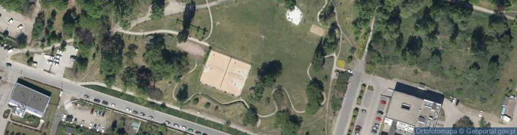 Zdjęcie satelitarne Siłownia