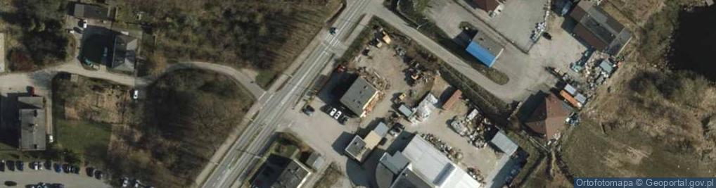 Zdjęcie satelitarne Skład Węgla Kaszuby - Kościerzyna