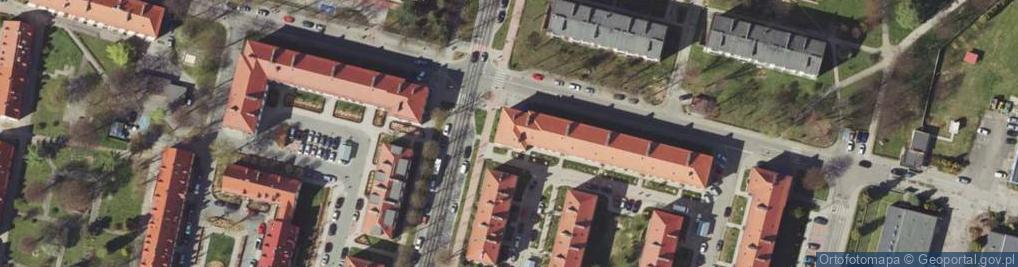 Zdjęcie satelitarne Kartofelek - Sklep warzywno-owocowy w Oświęcimiu