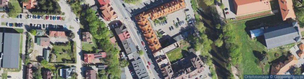 Zdjęcie satelitarne Mlekowita