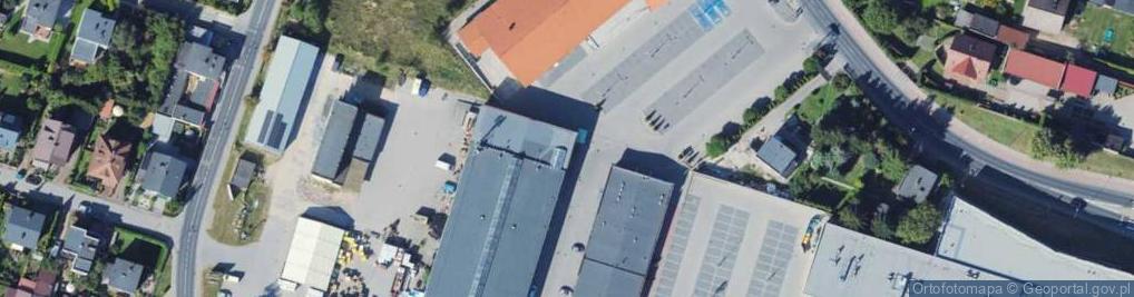 Zdjęcie satelitarne Piratka Sprzedaż hurtowa i detaliczna fajerwerków Chojnice