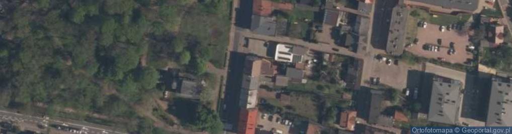 Zdjęcie satelitarne Zbyszko. Sklep spożywczy. Pęcherz Z.