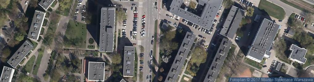 Zdjęcie satelitarne Warszawa - Sady Żoliborskie