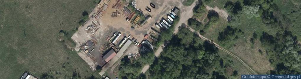 Zdjęcie satelitarne Łukasz Łabinowicz Zakład Ślusarsko Spawalniczy Konstrukcje Stalowe Wrocbud II