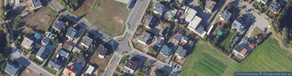 Zdjęcie satelitarne Ślusarstwo.Stacja Kontroli Opryskiwaczy.Andrzej Kukliński