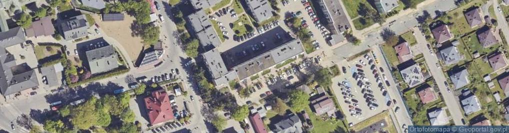 Zdjęcie satelitarne SM Brzozów
