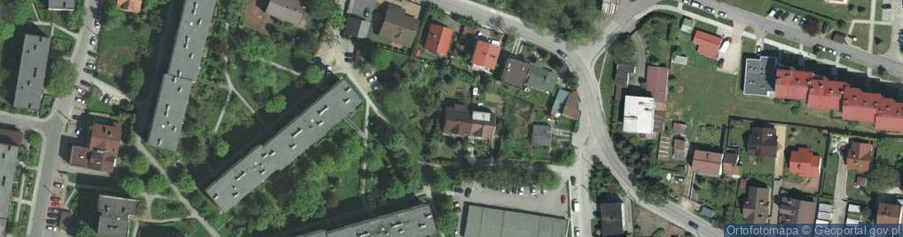 Zdjęcie satelitarne Spółdzielnia Mieszkaniowa Lokatorsko Własnościowa w Skawinie