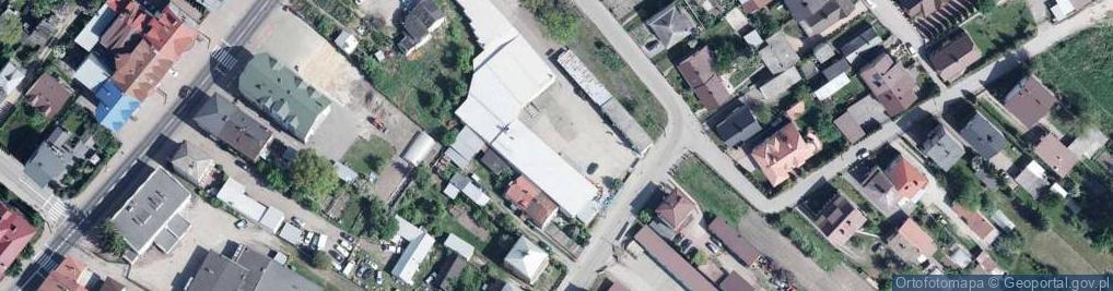 Zdjęcie satelitarne hurtownia owocowo-warzywna