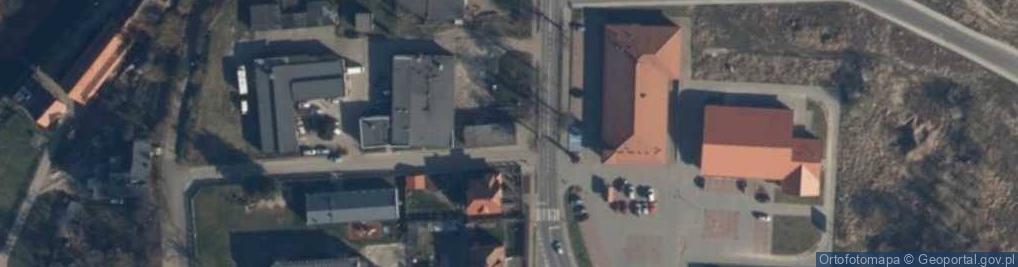 Zdjęcie satelitarne U Anki. Hurtownia owocowo - warzywna