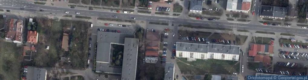 Zdjęcie satelitarne 1.Sklep Ogólnospożywczy Paweł Łącki 2.Sklep Spożywczy A.Łącka P.Łącki