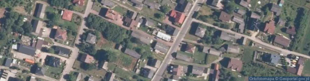 Zdjęcie satelitarne 1.Sklep Spożywczo Przemysłowy Małgorzata Rydzyk 2.Wulkanizacja