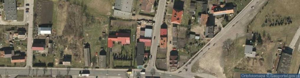 Zdjęcie satelitarne Bożena Czak Sklep Wielobranżowy, 56-215 Niechlów, ul.Dworcowa 1