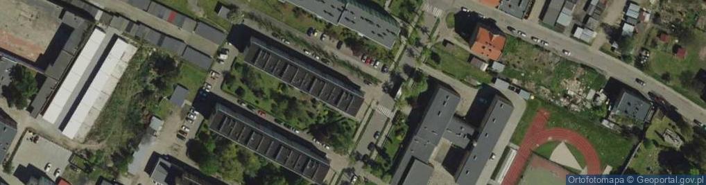 Zdjęcie satelitarne Firma Handlowo Usługowa Monika Sklep Ogólnospożywczy