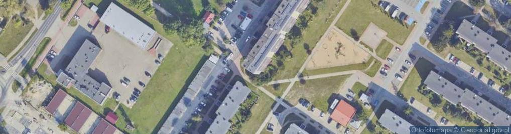 Zdjęcie satelitarne Małgorzata Berlińska Sklep Spożywczo-Przemysłowy Karola