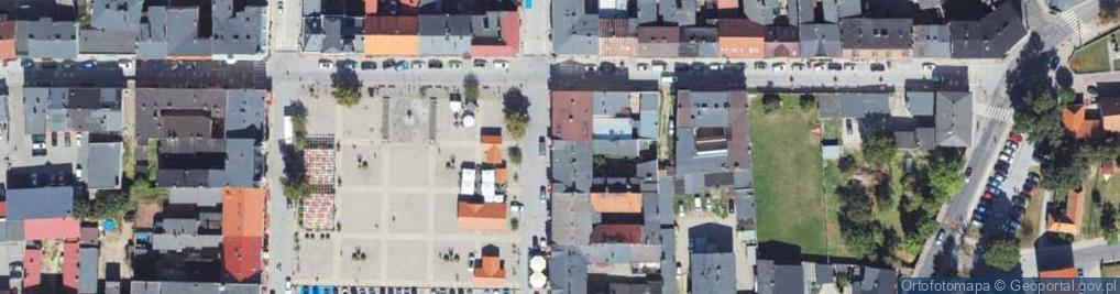 Zdjęcie satelitarne Platan