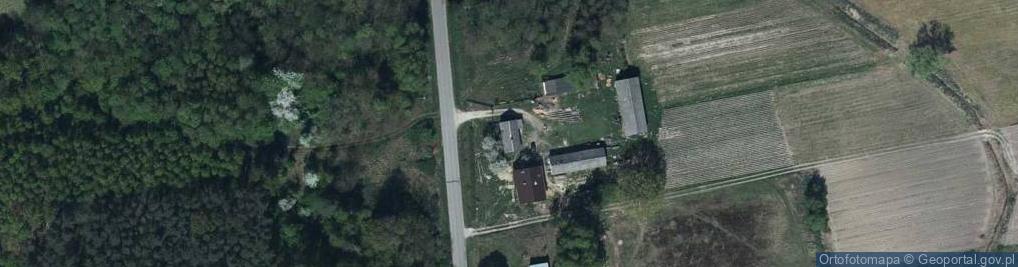 Zdjęcie satelitarne Sklep Spożywczo Przemysłowy Szostak Leszek Paradzińska Danuta