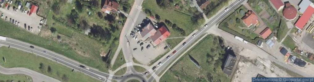 Zdjęcie satelitarne Sklep Spożywczo Przemysłowy Wynajem Lokali Użytkowych