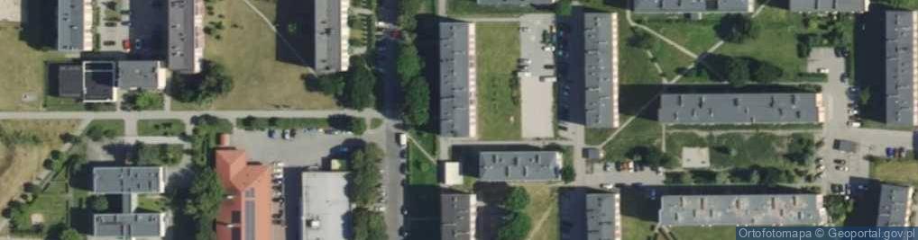 Zdjęcie satelitarne Sklep Spożywczo-Warzywny Jagoda Jadwiga Dąbrowska