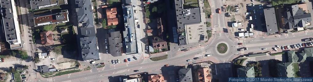 Zdjęcie satelitarne Sklep Wielobranżowy Bybek