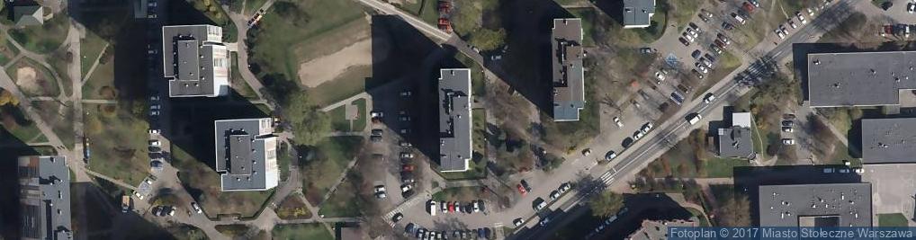 Zdjęcie satelitarne Sklep Wielobranżowy Osiedlaczek Agnieszka Wałczuk Aneta Urbańska