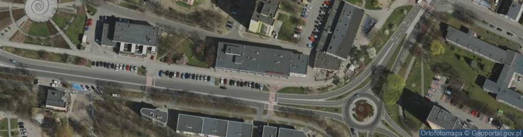 Zdjęcie satelitarne Społem PSS Centrum