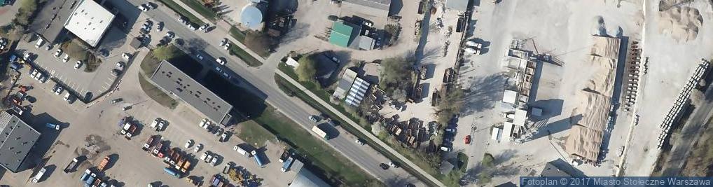 Zdjęcie satelitarne Eucapol Stacja Kontroli Pojazdów