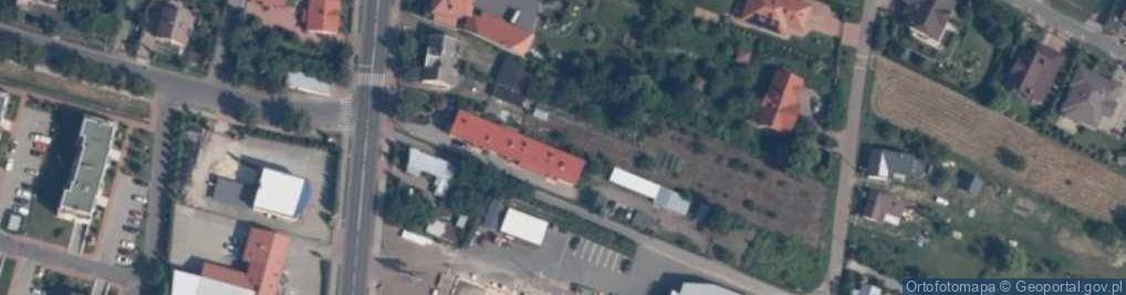 Zdjęcie satelitarne KUPNO - SPRZEDAŻ SAMOCHODÓW IMPORT - EXPORT Marek Lisiecki