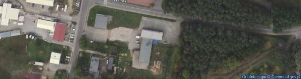 Zdjęcie satelitarne Okręgowa Stacja Kontroli Pojazdów Sieraków