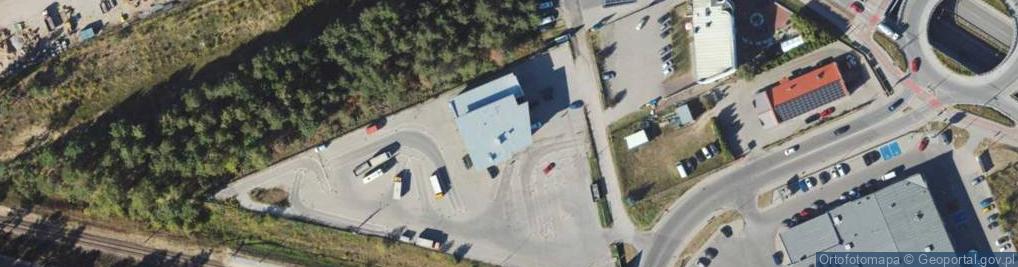 Zdjęcie satelitarne OSKP Faworyt