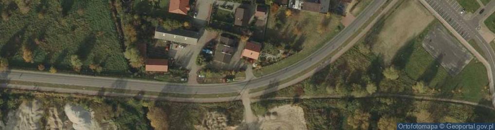 Zdjęcie satelitarne Podstawowa Stacja Kontroli Pojazdów - Kleczew
