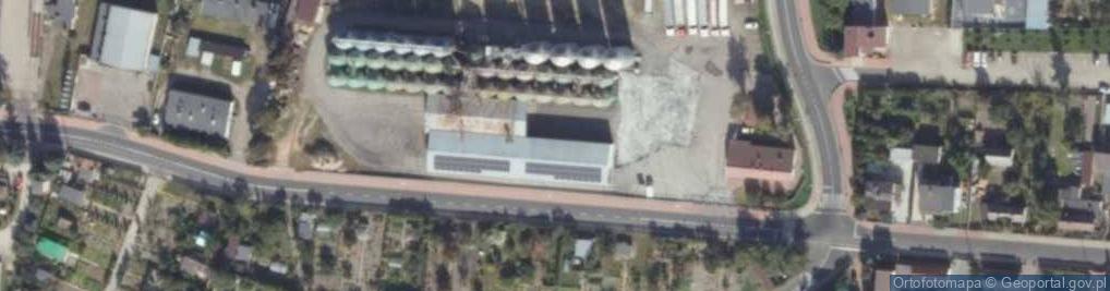 Zdjęcie satelitarne Stacja kontorli pojazdów