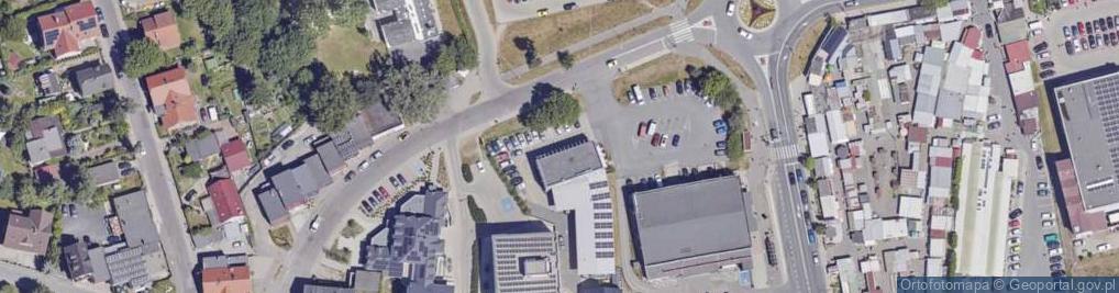 Zdjęcie satelitarne Stacja Kontroli Pojazdów Domagała