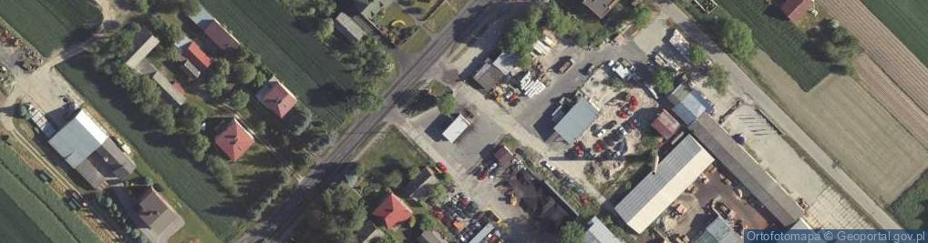 Zdjęcie satelitarne Stacja kontroli pojazdów - Okoś Wiesław