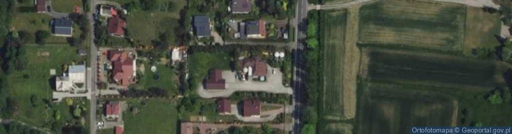 Zdjęcie satelitarne Stacja Kontroli Pojazdów Zebrzydowice