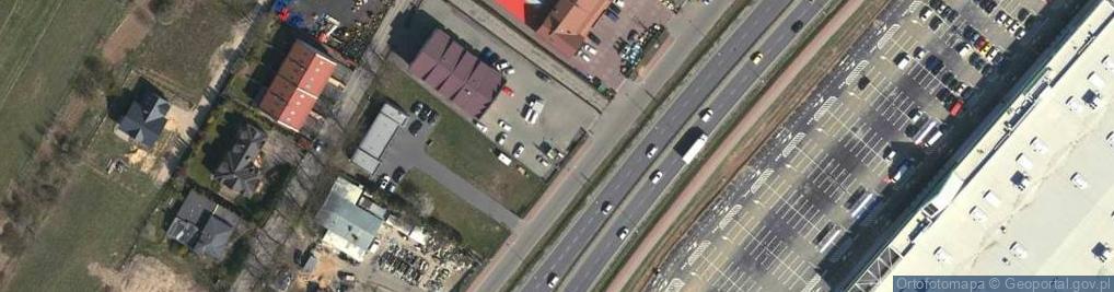 Zdjęcie satelitarne Stacja Kontroli Pojazdów