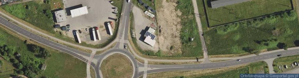 Zdjęcie satelitarne Stacja Kontroli Pojazdów