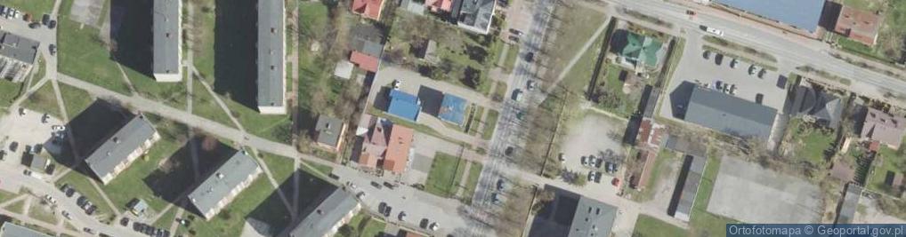 Zdjęcie satelitarne Stacja Kontroli Pojazdów