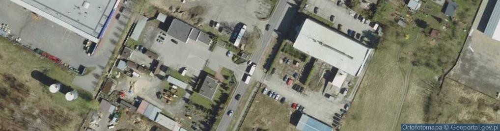 Zdjęcie satelitarne Stacja Kontroli Pojazdów