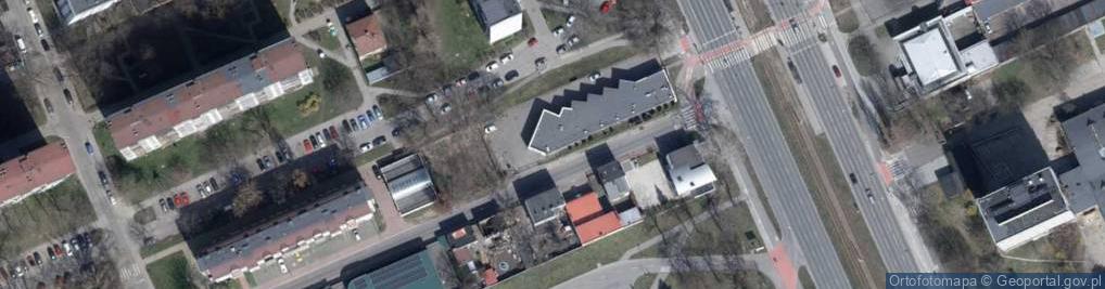 Zdjęcie satelitarne Stacja Kontroli Pojazdów