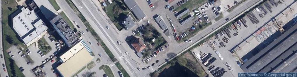 Zdjęcie satelitarne Stacja Kontroli Pojazdów