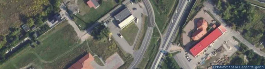 Zdjęcie satelitarne Stacja Kontroli Pojazdów
