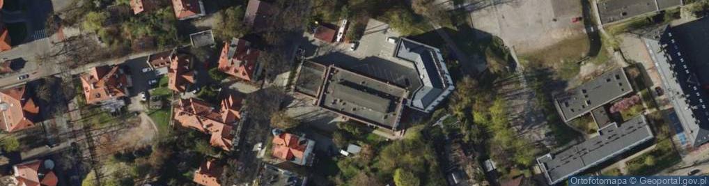 Zdjęcie satelitarne Regionalne Centrum Krwiodawstwa i Krwiolecznictwa