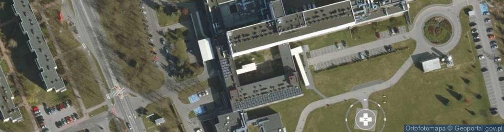 Zdjęcie satelitarne Regionalne Centrum Krwiodawstwa i Krwiolecznictwa