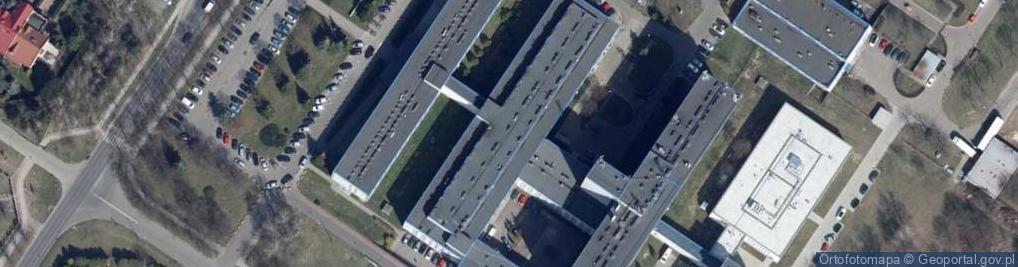 Zdjęcie satelitarne Regionalne Centrum Krwiodawstwa i Krwiolecznictwa